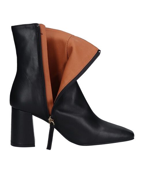 INTER-CHAUSSURES / インター ショシュール ブーツ（ショート丈） | 【ANGEL ALARCON】スクエアトウチャンキーヒールブーツ | 詳細6