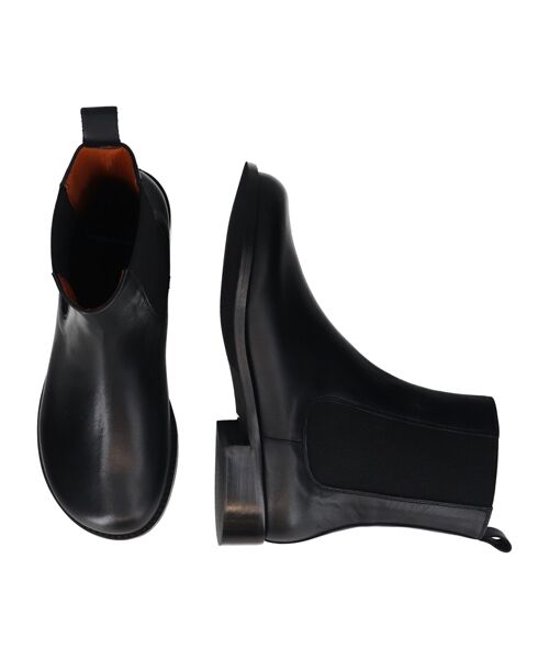 INTER-CHAUSSURES / インター ショシュール ブーツ（ショート丈） | 【ANGEL ALARCON】オブリークトウローヒールサイドゴアブーツ | 詳細7