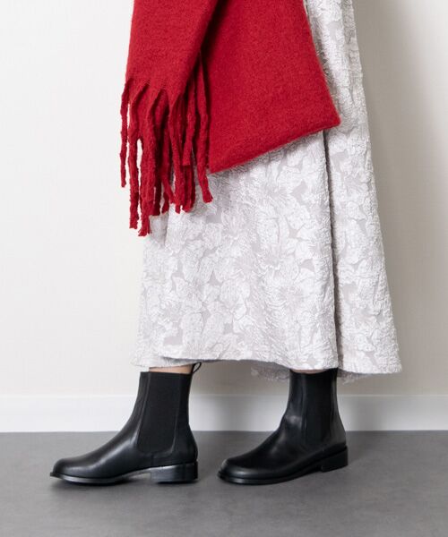 INTER-CHAUSSURES / インター ショシュール ブーツ（ショート丈） | 【ANGEL ALARCON】オブリークトウローヒールサイドゴアブーツ | 詳細8