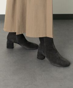 INTER-CHAUSSURES / インター ショシュール ブーツ（ショート丈） | 【ANGEL ALARCON】オブリークトウミドルヒールブーツ