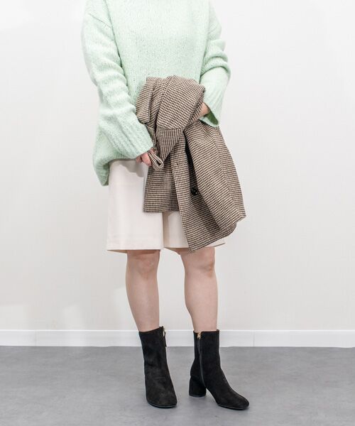 INTER-CHAUSSURES / インター ショシュール ブーツ（ショート丈） | 【ANGEL ALARCON】オブリークトウミドルヒールブーツ | 詳細10