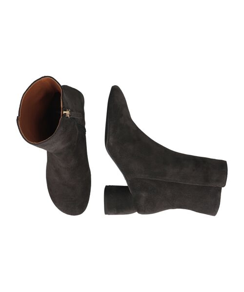 INTER-CHAUSSURES / インター ショシュール ブーツ（ショート丈） | 【ANGEL ALARCON】オブリークトウミドルヒールブーツ | 詳細17