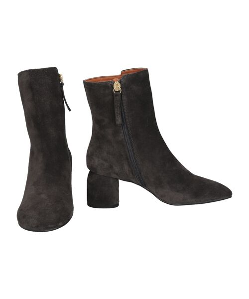 INTER-CHAUSSURES / インター ショシュール ブーツ（ショート丈） | 【ANGEL ALARCON】オブリークトウミドルヒールブーツ | 詳細18