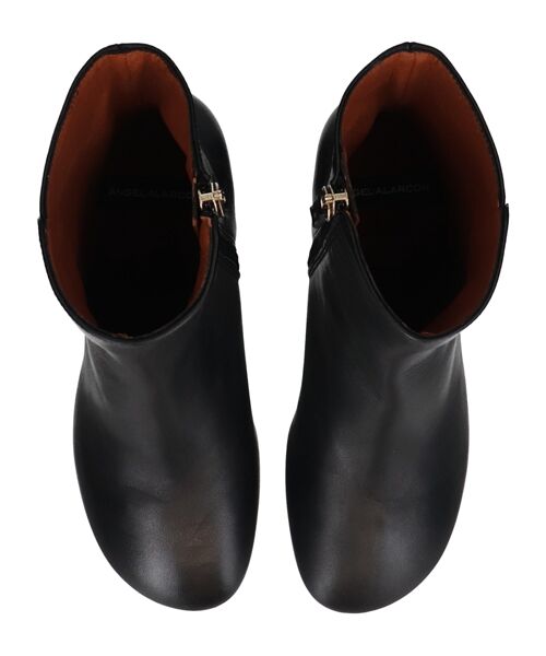 INTER-CHAUSSURES / インター ショシュール ブーツ（ショート丈） | 【ANGEL ALARCON】オブリークトウミドルヒールブーツ | 詳細5