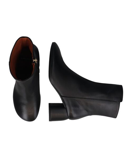 INTER-CHAUSSURES / インター ショシュール ブーツ（ショート丈） | 【ANGEL ALARCON】オブリークトウミドルヒールブーツ | 詳細7