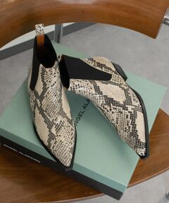 INTER-CHAUSSURES / インター ショシュール ブーツ（ショート丈） | 【ANGEL ALARCON】ポインテッドトウローヒールサイドゴア