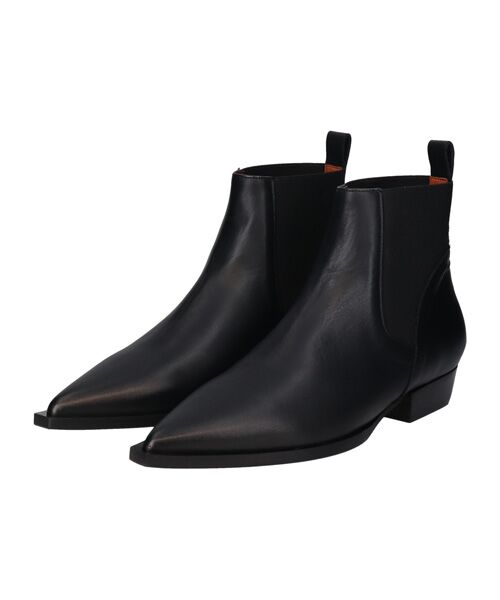 INTER-CHAUSSURES / インター ショシュール ブーツ（ショート丈） | 【ANGEL ALARCON】ポインテッドトウローヒールサイドゴア | 詳細1