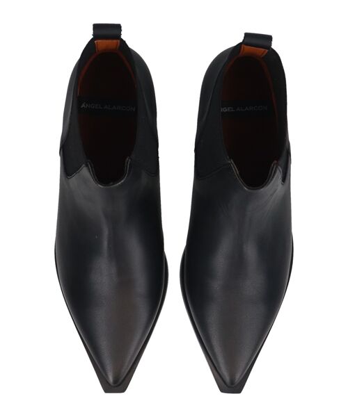INTER-CHAUSSURES / インター ショシュール ブーツ（ショート丈） | 【ANGEL ALARCON】ポインテッドトウローヒールサイドゴア | 詳細5