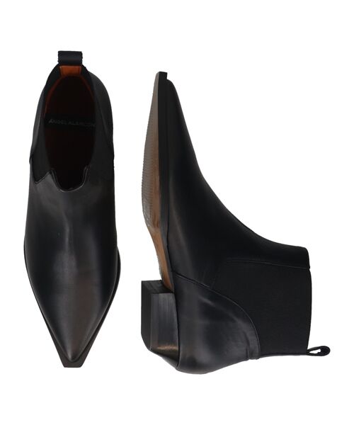 INTER-CHAUSSURES / インター ショシュール ブーツ（ショート丈） | 【ANGEL ALARCON】ポインテッドトウローヒールサイドゴア | 詳細7