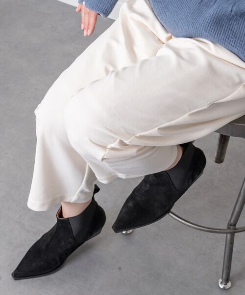 INTER-CHAUSSURES / インター ショシュール ブーツ（ショート丈） | 【ANGEL ALARCON】ポインテッドトウローヒールサイドゴア | 詳細17