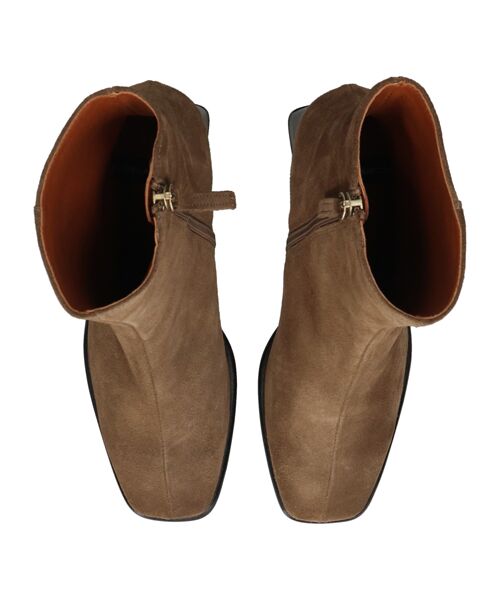 INTER-CHAUSSURES / インター ショシュール ブーツ（ショート丈） | 【ANGEL ALARCON】フレアヒールセンターシームショートブーツ | 詳細25