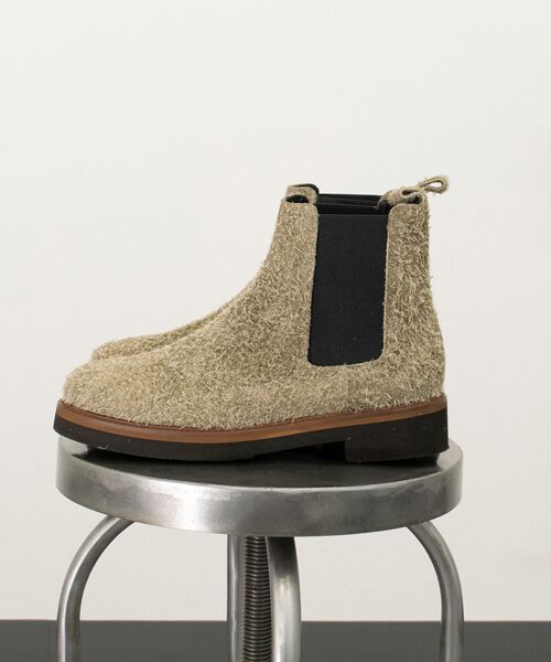 INTER-CHAUSSURES/インター ショシュール 【PASCUCCI】ラウンドトウサイドゴアブーツ ベージュスウェード 36 INTER-CHAUSSURES/インター ショシュール 【PASCUCCI】ラウンドトウサイドゴアブーツ ベージュスウェード 36