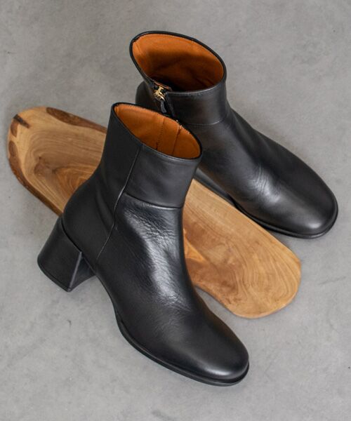 INTER-CHAUSSURES / インター ショシュール ブーツ（ショート丈） | 【ANGEL ALARCON】ラウンドトウベーシックショートブーツ | 詳細11