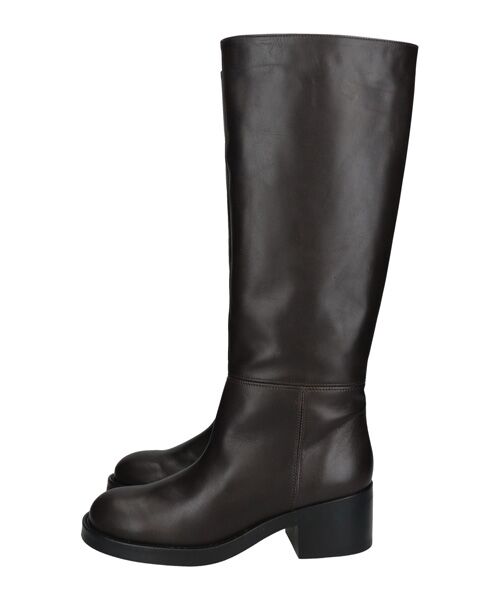 INTER-CHAUSSURES / インター ショシュール ブーツ（ロング丈） | 【ANGEL ALARCON】ラウンドトウローヒールロングブーツ | 詳細9