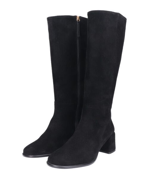 INTER-CHAUSSURES / インター ショシュール ブーツ（ロング丈） | 【ANGEL ALARCON】ラウンドトウチャンキーヒールロングブーツ | 詳細1