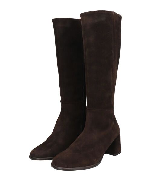 INTER-CHAUSSURES / インター ショシュール ブーツ（ロング丈） | 【ANGEL ALARCON】ラウンドトウチャンキーヒールロングブーツ | 詳細10