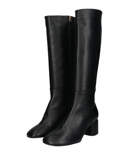 INTER-CHAUSSURES / インター ショシュール ブーツ(ロング丈) | 【ANGEL ALARCON】オブリークトウミドルヒールロングブーツ | 詳細1