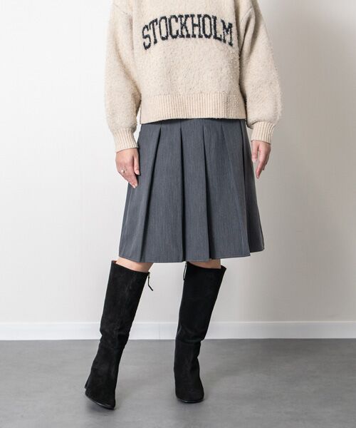 INTER-CHAUSSURES / インター ショシュール ブーツ(ロング丈) | 【ANGEL ALARCON】オブリークトウミドルヒールロングブーツ | 詳細17