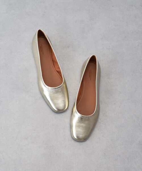 INTER-CHAUSSURES / インター ショシュール バレエシューズ | 【VAGABOND】メタリックレザーバレエシューズ | 詳細9