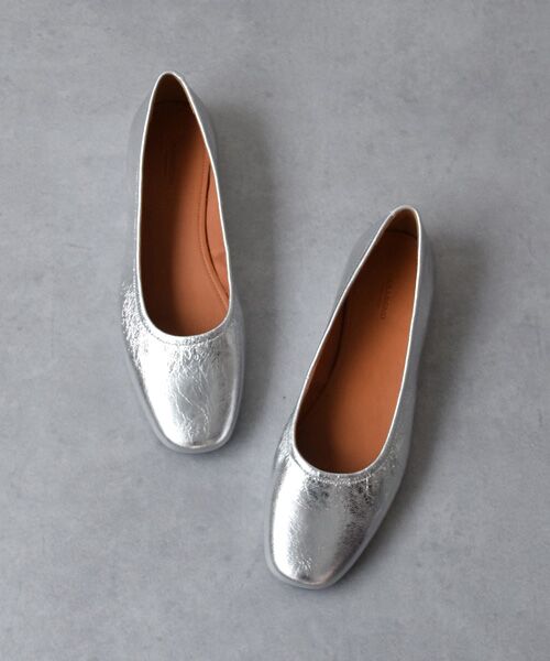 INTER-CHAUSSURES / インター ショシュール バレエシューズ | 【VAGABOND】メタリックレザーバレエシューズ | 詳細19