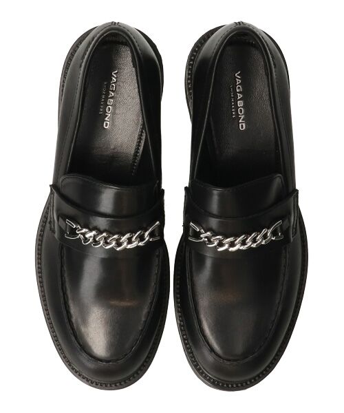 INTER-CHAUSSURES / インター ショシュール ビジネス・ドレスシューズ | 【VAGABOND】ラウンドトウチェーンローファー | 詳細5