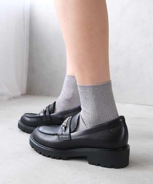 INTER-CHAUSSURES / インター ショシュール ビジネス・ドレスシューズ | 【VAGABOND】ラウンドトウチェーンローファー | 詳細7