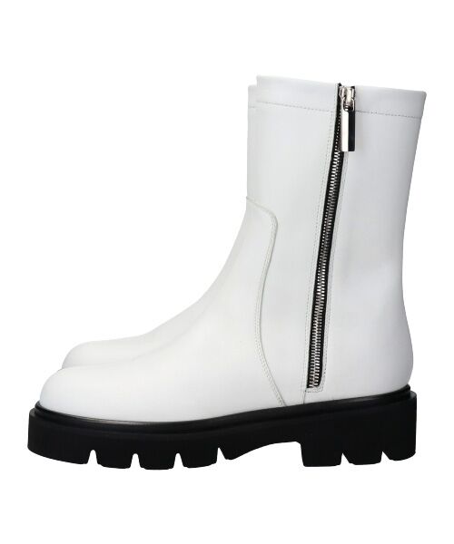 INTER-CHAUSSURES / インター ショシュール ブーツ（ショート丈） | 【EMILE】タンクソールダブルジップショートブーツ | 詳細12