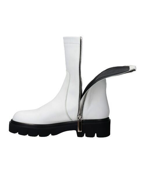 INTER-CHAUSSURES / インター ショシュール ブーツ（ショート丈） | 【EMILE】タンクソールダブルジップショートブーツ | 詳細17