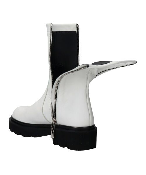 INTER-CHAUSSURES / インター ショシュール ブーツ（ショート丈） | 【EMILE】タンクソールダブルジップショートブーツ | 詳細18