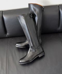 INTER-CHAUSSURES / インター ショシュール ブーツ（ロング丈） | 【mara bini】ラウンドトウバックジップロングブーツ