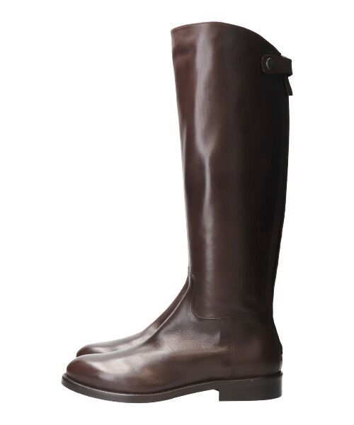 INTER-CHAUSSURES / インター ショシュール ブーツ（ロング丈） | 【mara bini】ラウンドトウバックジップロングブーツ | 詳細11