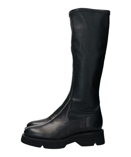 INTER-CHAUSSURES / インター ショシュール ブーツ（ロング丈） | 【Bervicato】ラウンドトウストレッチロングブーツ | 詳細3