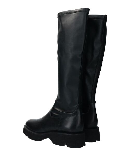 INTER-CHAUSSURES / インター ショシュール ブーツ（ロング丈） | 【Bervicato】ラウンドトウストレッチロングブーツ | 詳細4