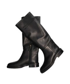 INTER-CHAUSSURES / インター ショシュール ブーツ（ロング丈） | 【Bervicato】ラウンドトウハーフジップロングブーツ