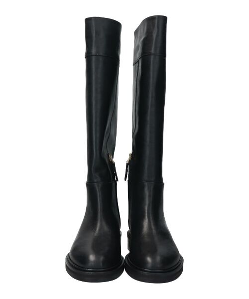 INTER-CHAUSSURES / インター ショシュール ブーツ（ロング丈） | 【Bervicato】ラウンドトウハーフジップロングブーツ | 詳細1