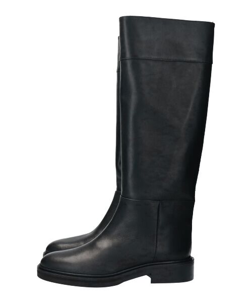 INTER-CHAUSSURES / インター ショシュール ブーツ（ロング丈） | 【Bervicato】ラウンドトウハーフジップロングブーツ | 詳細3