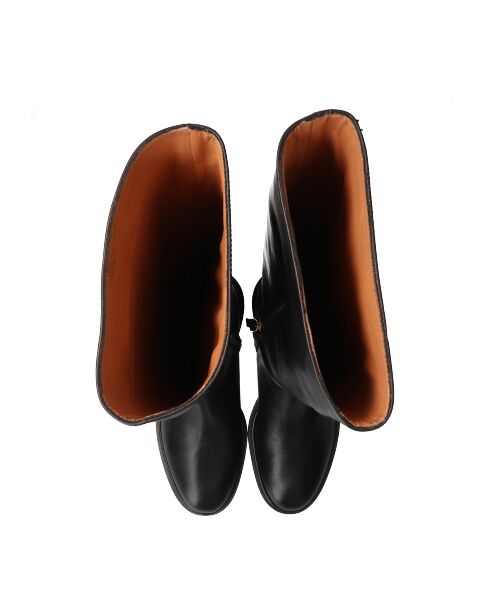 INTER-CHAUSSURES / インター ショシュール ブーツ（ロング丈） | 【Bervicato】ラウンドトウハーフジップロングブーツ | 詳細6