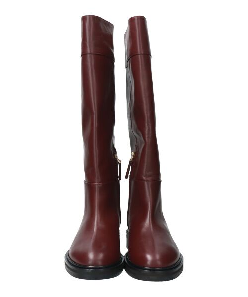 INTER-CHAUSSURES / インター ショシュール ブーツ（ロング丈） | 【Bervicato】ラウンドトウハーフジップロングブーツ | 詳細8