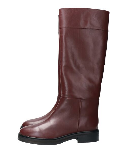 INTER-CHAUSSURES / インター ショシュール ブーツ（ロング丈） | 【Bervicato】ラウンドトウハーフジップロングブーツ | 詳細9