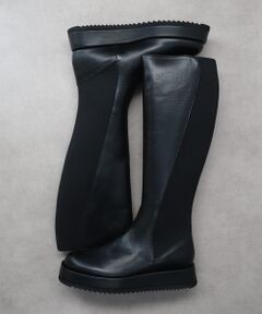 INTER-CHAUSSURES / インター ショシュール ブーツ（ロング丈） | 【EMILE】バックエラスティックストームロングブーツ