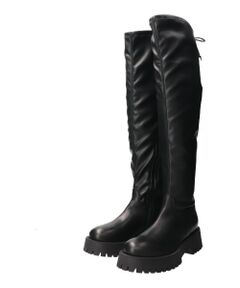 INTER-CHAUSSURES / インター ショシュール ブーツ（ロング丈） | 【CARMENS】ラウンドトウストレッチニーハイブーツ