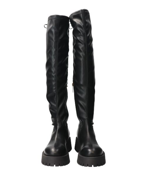 INTER-CHAUSSURES / インター ショシュール ブーツ（ロング丈） | 【CARMENS】ラウンドトウストレッチニーハイブーツ | 詳細1