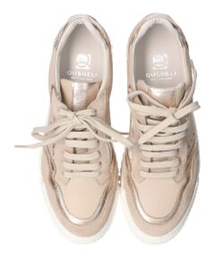 INTER-CHAUSSURES / インター ショシュール スニーカー | 【QUSHELI】ローカットレースアップレザースニーカー