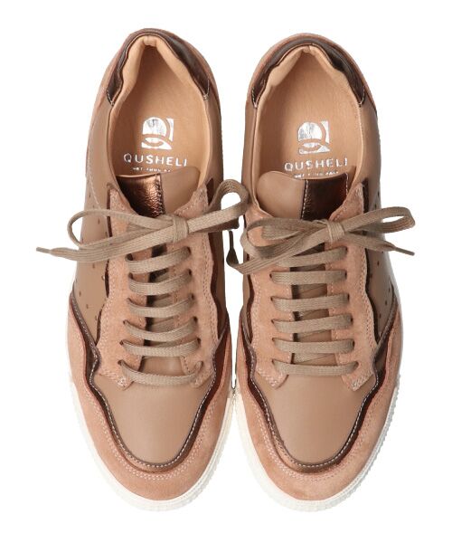 INTER-CHAUSSURES / インター ショシュール スニーカー | 【QUSHELI】ローカットレースアップレザースニーカー | 詳細17