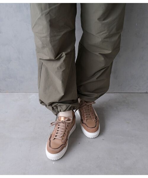 INTER-CHAUSSURES / インター ショシュール スニーカー | 【QUSHELI】ローカットレースアップレザースニーカー | 詳細20