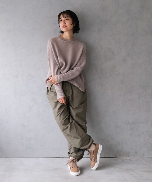 INTER-CHAUSSURES/インター ショシュール 【QUSHELI】ローカットレースアップレザースニーカー オークコンビ 37 INTER-CHAUSSURES/インター ショシュール 【QUSHELI】ローカットレースアップレザースニーカー オークコンビ 37