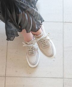 INTER-CHAUSSURES / インター ショシュール スニーカー | 【QUSHELI】レースアップレザースニーカー