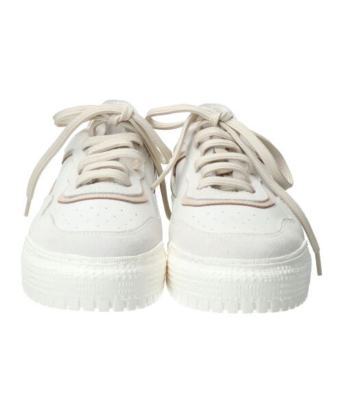 INTER-CHAUSSURES / インター ショシュール スニーカー | 【QUSHELI】レースアップレザースニーカー | 詳細1