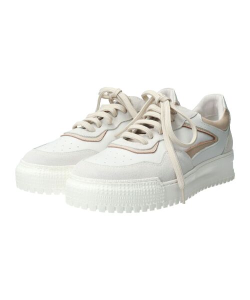 INTER-CHAUSSURES / インター ショシュール スニーカー | 【QUSHELI】レースアップレザースニーカー | 詳細2