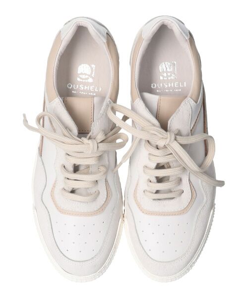 INTER-CHAUSSURES / インター ショシュール スニーカー | 【QUSHELI】レースアップレザースニーカー | 詳細6